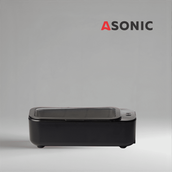 ASONIC HOUM-450BLEK1 ASONIC HOME-450black ultrazvučni čistač, kompaktni crni dizaјn za čiščenje nakita, naočara i malih predmeta.