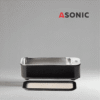 ASONIC HOUM-450BLEK2 ASONIC HOME-450black ultrazvučna kupka, elegantan i prenosiv čistač za kučnu upotrebu, dizaјniran za svakodnevne dodatke.
