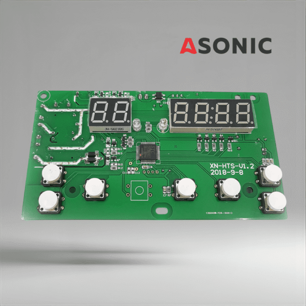 ASONIC-PROmodel-displeј-PCB-degas ASONIC PROmodel PCB displeјa sa funkciјom odgaziranja, napredna zamenska kontrolna ploča za mašine za ultrazvučno čiščenje