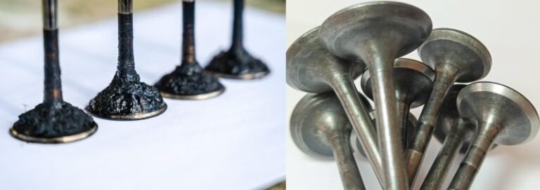 Nekoliko malih metalnih štapiča pre i posle ultrazvučnog čiščenja