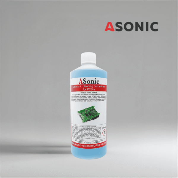 ASONIC PCB-1 ultrazvučni detergent, rastvor od 1 l za bezbedno i precizno čiščenje štampanih ploča i elektronike.